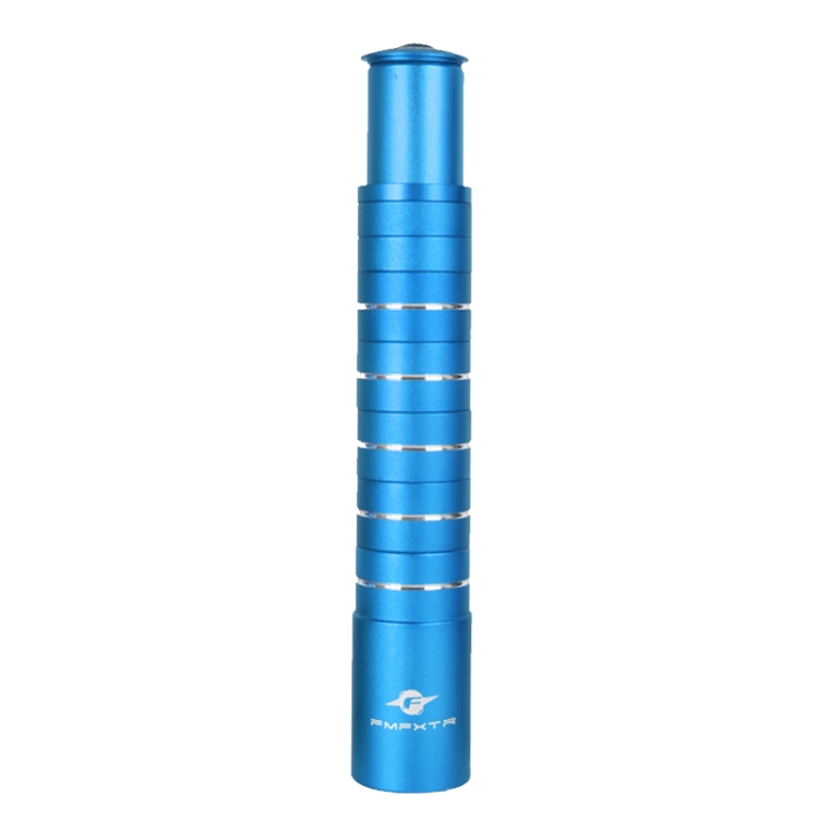 FMFXTR Mountain Bike Handlebar Aluminum Alloy Height Increaser, Increase Height:17.5cm(Blue)