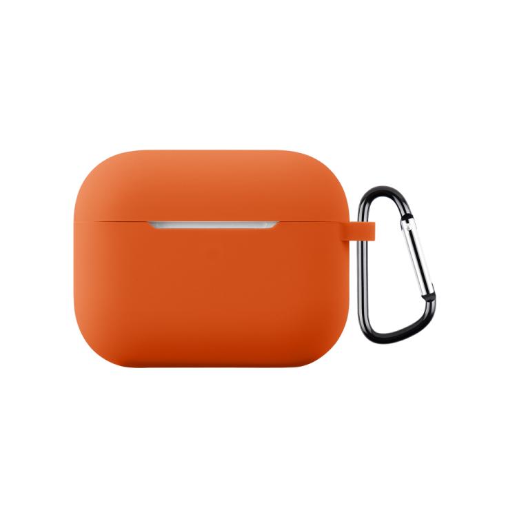 For AirPods Pro 3 2.0mm Silicone Earphone Protective Cover with Hook(Orange)