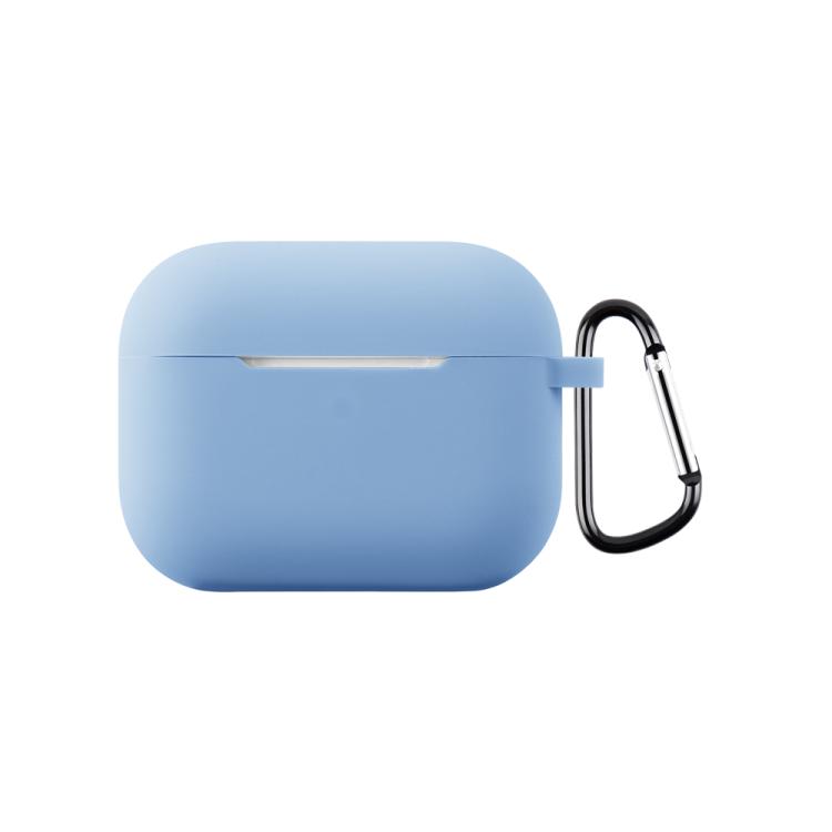 For AirPods Pro 3 2.0mm Silicone Earphone Protective Cover with Hook(Sky Blue)