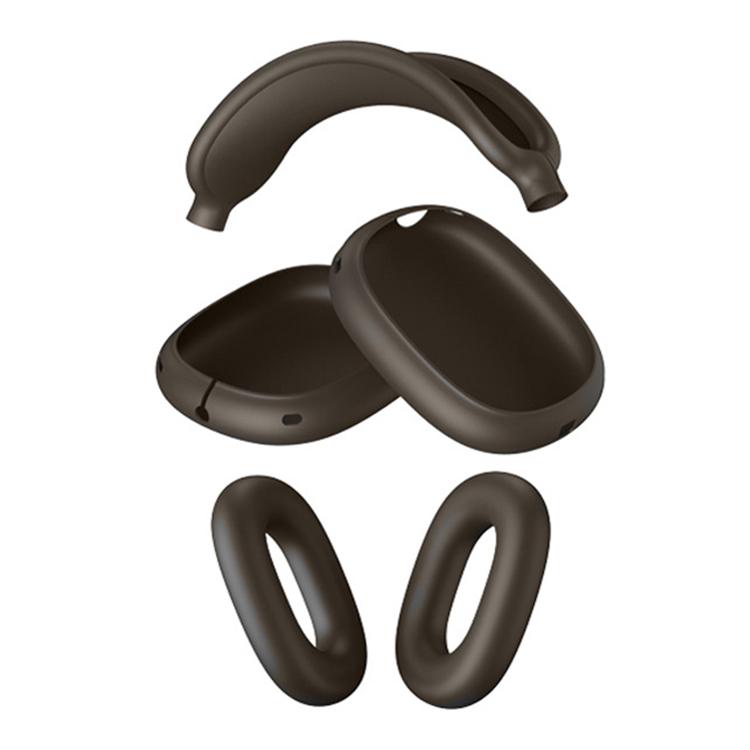 For Apple AirPods Max 2 / Max 3 in 1 Headphones Silicone Protective Case(Dark Grey)