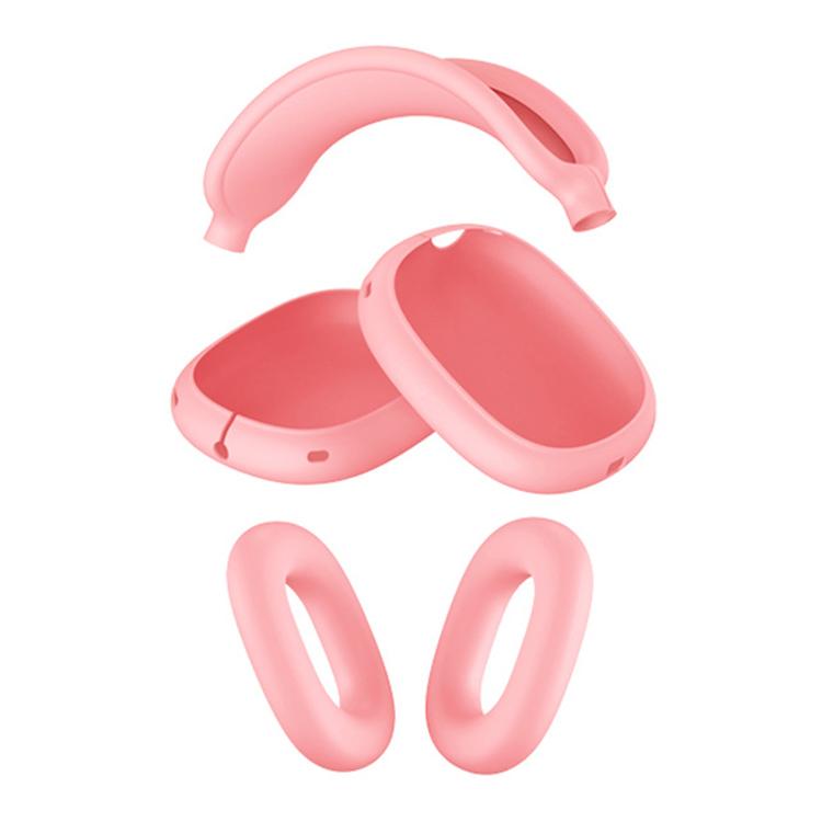 For Apple AirPods Max 2 / Max 3 in 1 Headphones Silicone Protective Case(Light Pink)