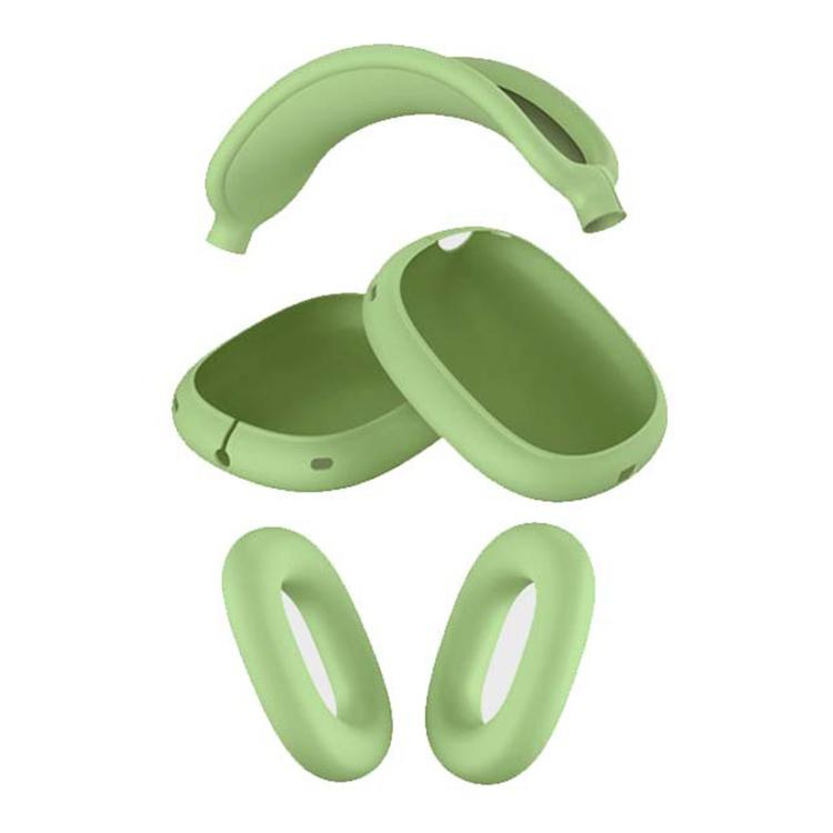 For Apple AirPods Max 2 / Max 3 in 1 Headphones Silicone Protective Case(Matcha Green)