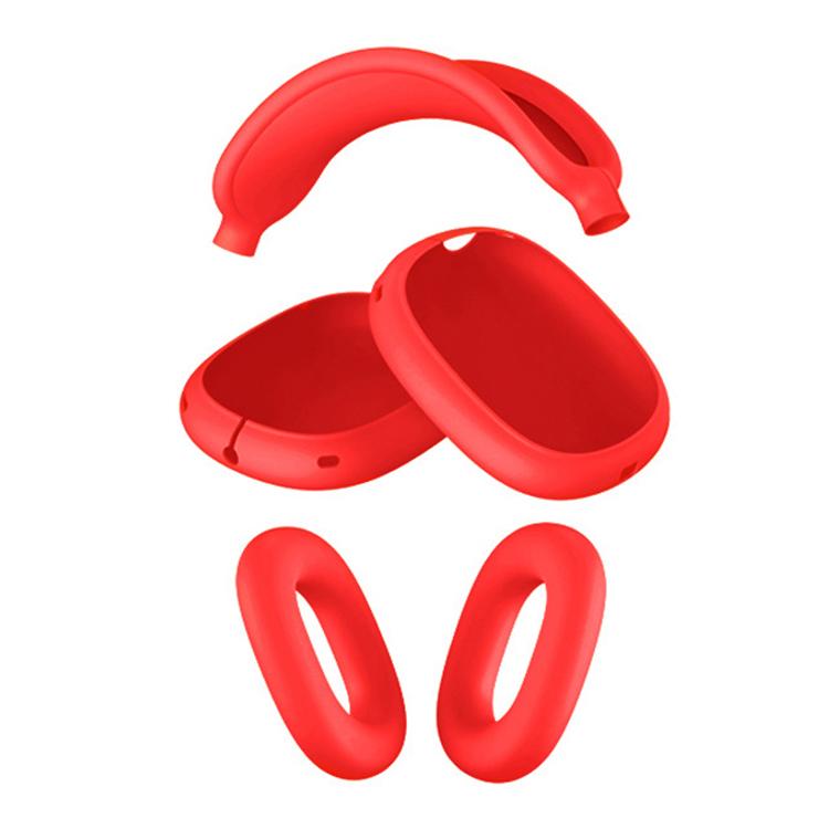 For Apple AirPods Max 2 / Max 3 in 1 Headphones Silicone Protective Case(Red)