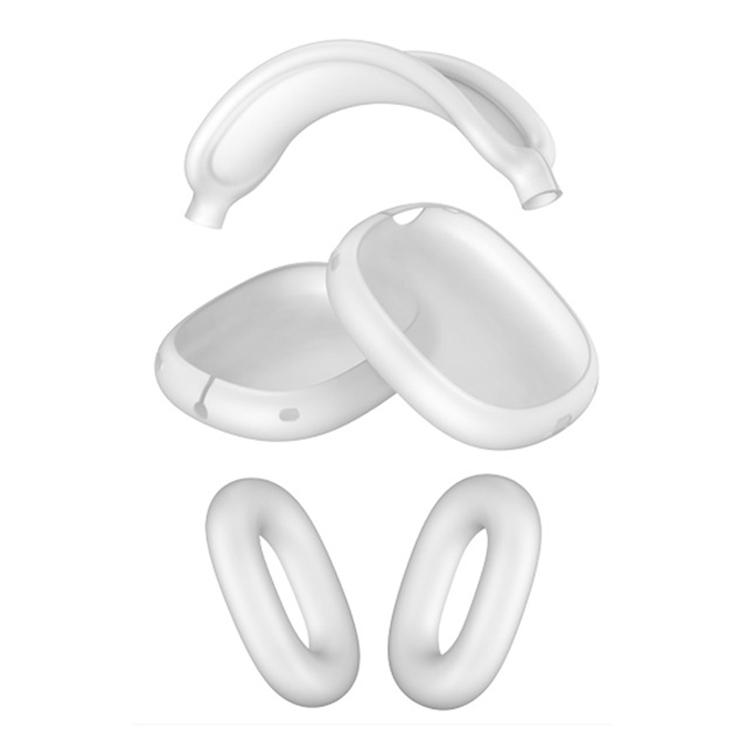 For Apple AirPods Max 2 / Max 3 in 1 Headphones Silicone Protective Case(Transparent White)