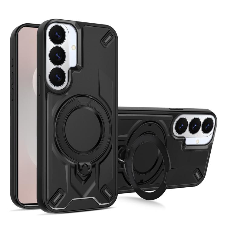 For Galaxy S26 5G Dijia Rotating Bracket Magnetic Phone Case(Black)