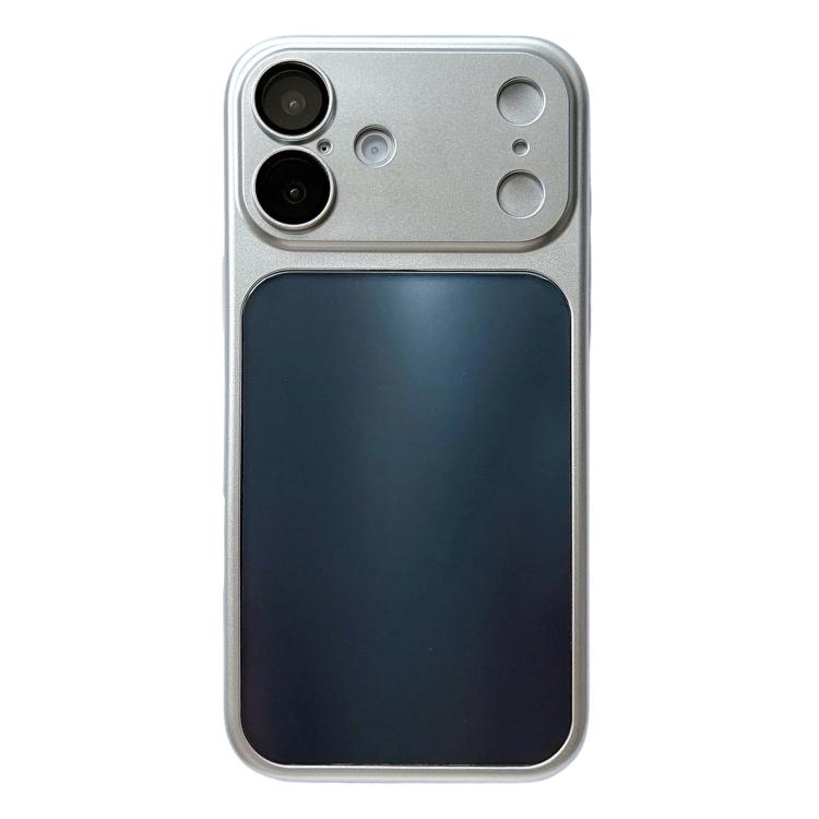For iPhone 16 Laser Colorful PC + TPU Shockproof Phone Case(Dark Blue)
