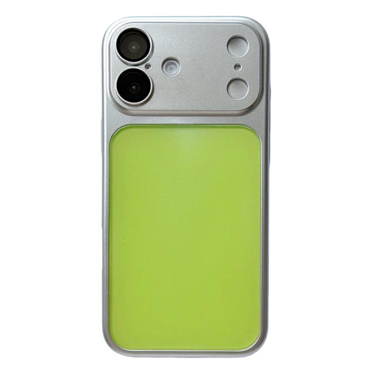 For iPhone 16 Laser Colorful PC + TPU Shockproof Phone Case(Green)
