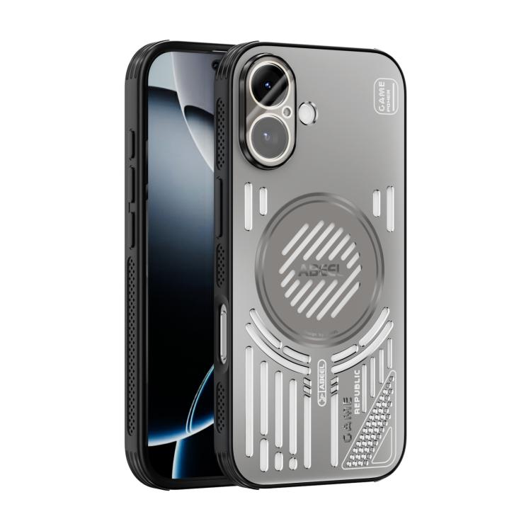For iPhone 17 ABEEL Ice Fox Series Magsafe Heat Sink Cooling Phone Case(Titanium Gray)