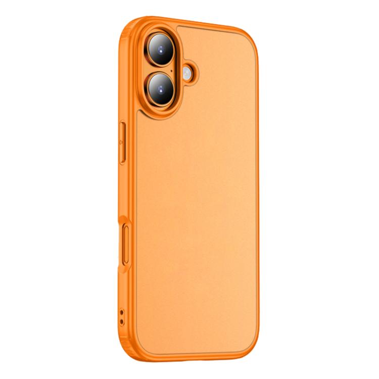 For iPhone 17 Airbag Anti-fall PC Hybrid TPU Phone Case(Orange)