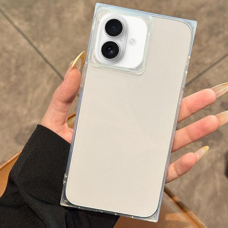 For iPhone 17 All Inclusive Cube TPU Phone Case(Transparent)