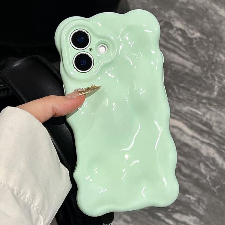 For iPhone 17 Cloud-Style TPU Shockroof Phone Case(Mint Green)