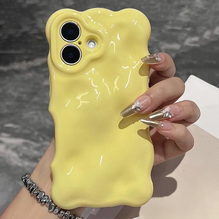 For iPhone 17 Cloud-Style TPU Shockroof Phone Case(Yellow)