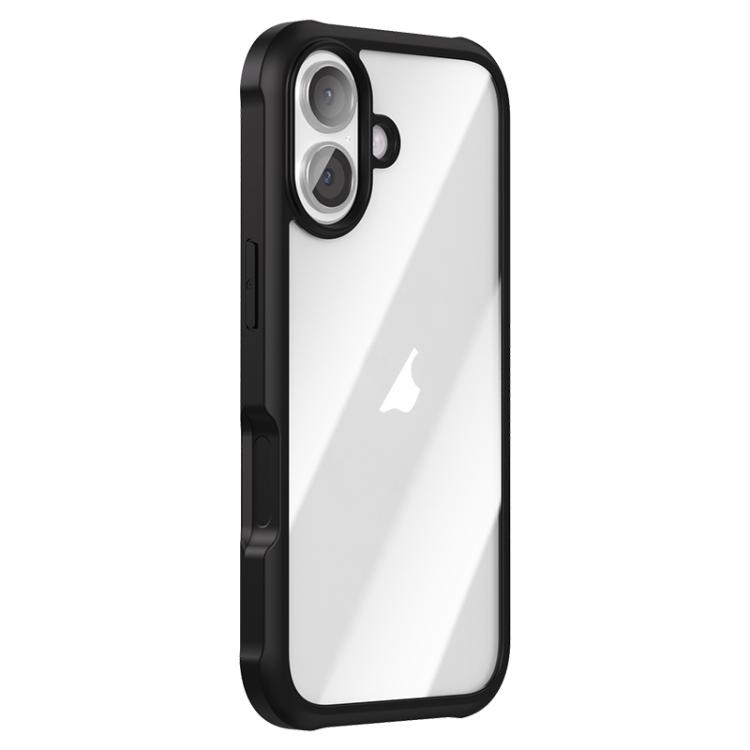 For iPhone 17 Double-sided Plastic Glass Phone Protective Case(Black)