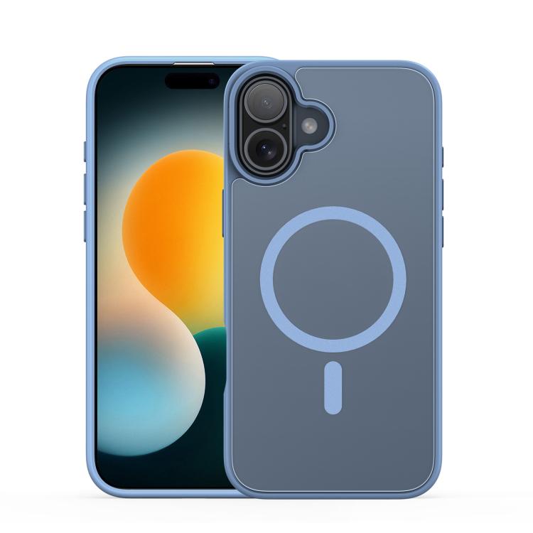 For iPhone 17 DUX DUCIS Yind Series MagSafe TPU Hybrid PC Phone Case(Light Blue)