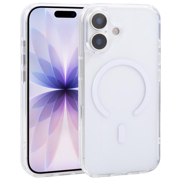 For iPhone 17 GEBEI Jazz Series MagSafe Clear Acrylic Phone Case(Transparent)