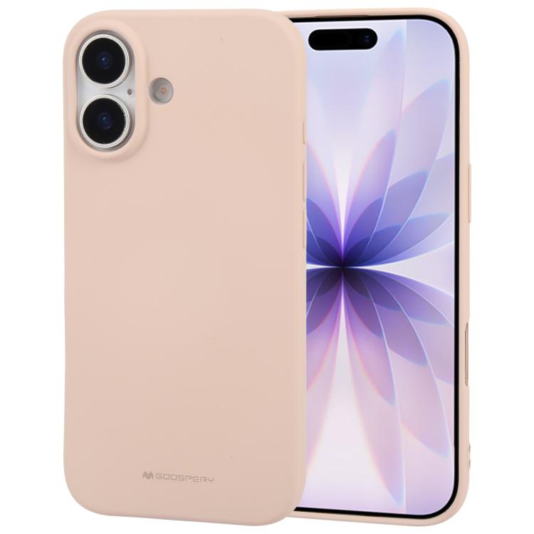 For iPhone 17 GOOSPERY SOFT FEELING Liquid TPU Soft Phone Case(Pink)