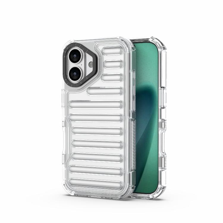 For iPhone 17 High Transparency TPU Hybrid PC Airbag Phone Case(Transparent)