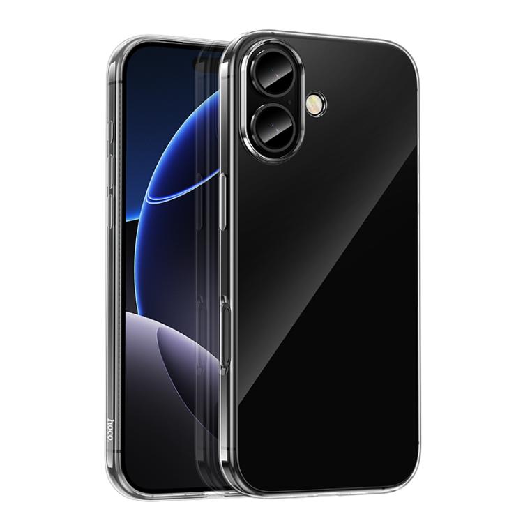 For iPhone 17 hoco Light Series Soft TPU Phone Case(Transparent)