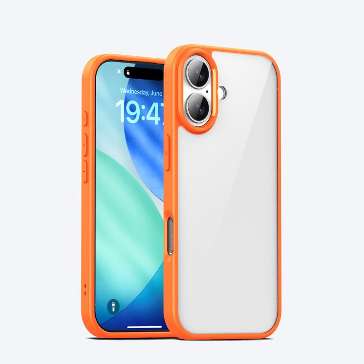For iPhone 17 iPAKY Bright Color Series Shockproof PC+TPU Phone Case(Orange)