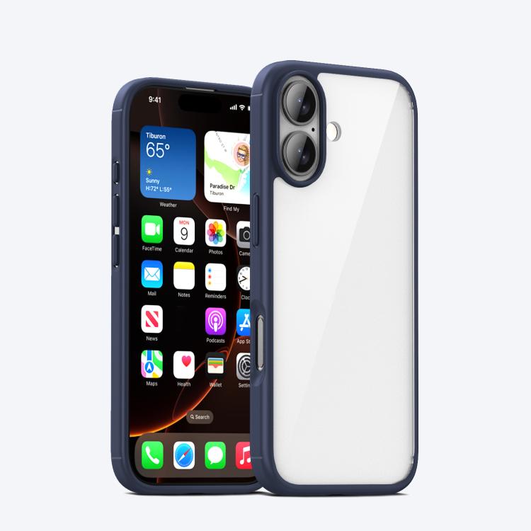 For iPhone 17 iPAKY YJ Series Transparent PC+TPU Phone Case(Blue)
