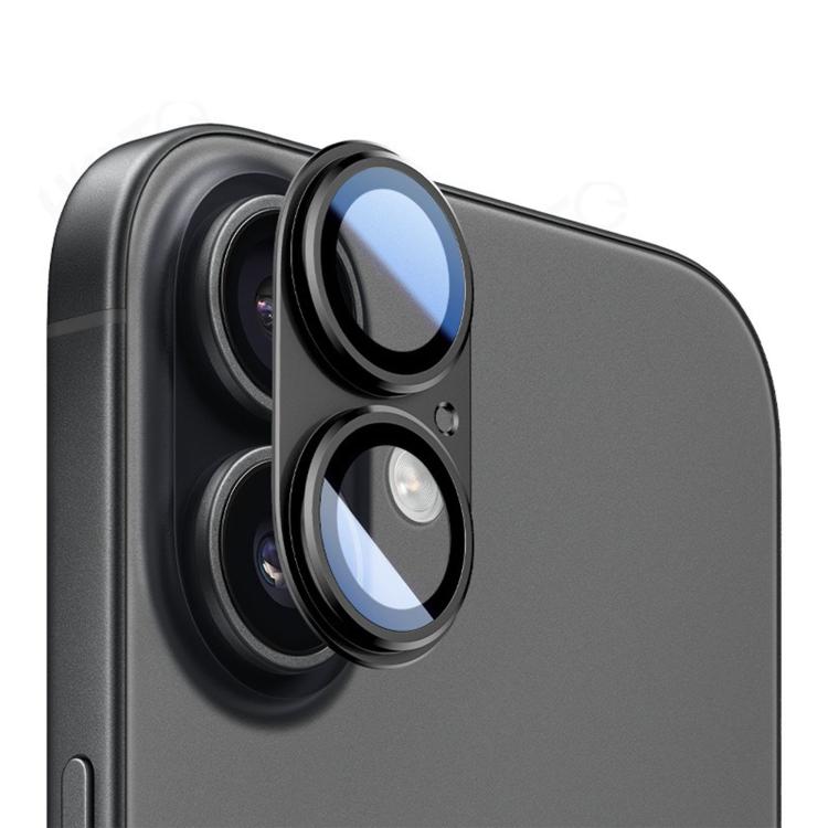 For iPhone 17 Kalebol Armor Full-Coverage Metal Lens Ring Protector Film(Black)