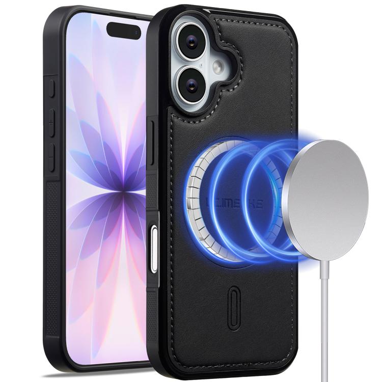 For iPhone 17 LC.IMEEKE L6 Series MagSafe Magnetic Phone Case(Black)