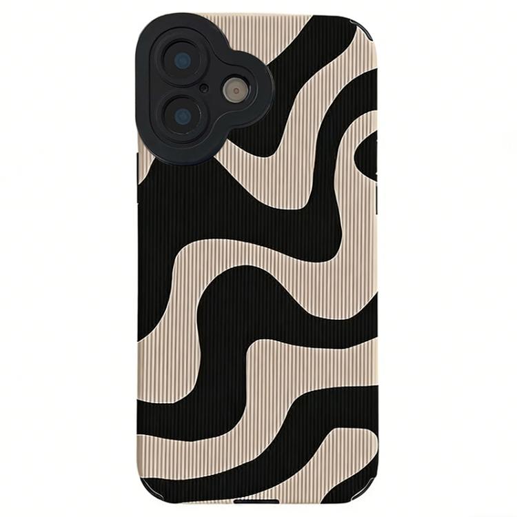 For iPhone 17 Leather-Textured TPU Phone Case(Zebra Pattern)
