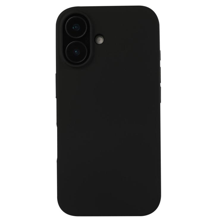 For iPhone 17 Liquid Silicone Phone Case(Black)