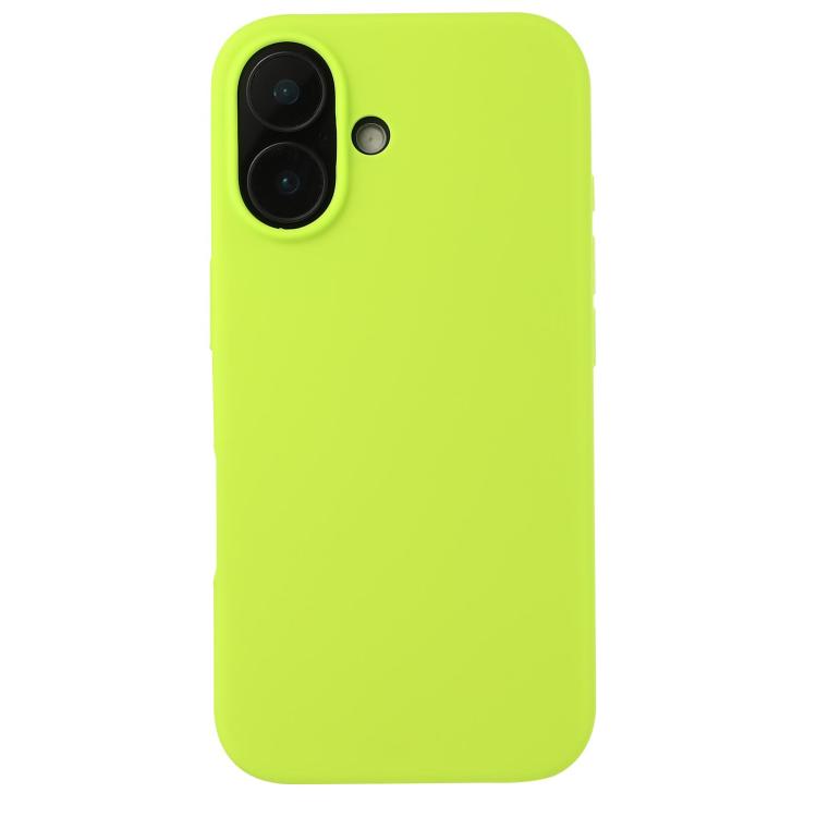 For iPhone 17 Liquid Silicone Phone Case(Brilliant Green)