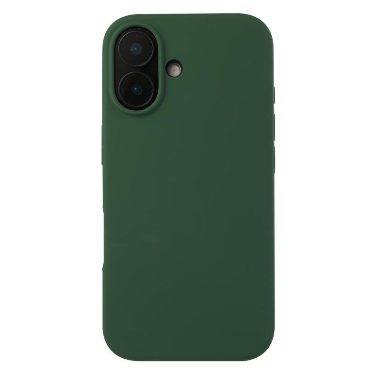 For iPhone 17 Liquid Silicone Phone Case(Clover Green)