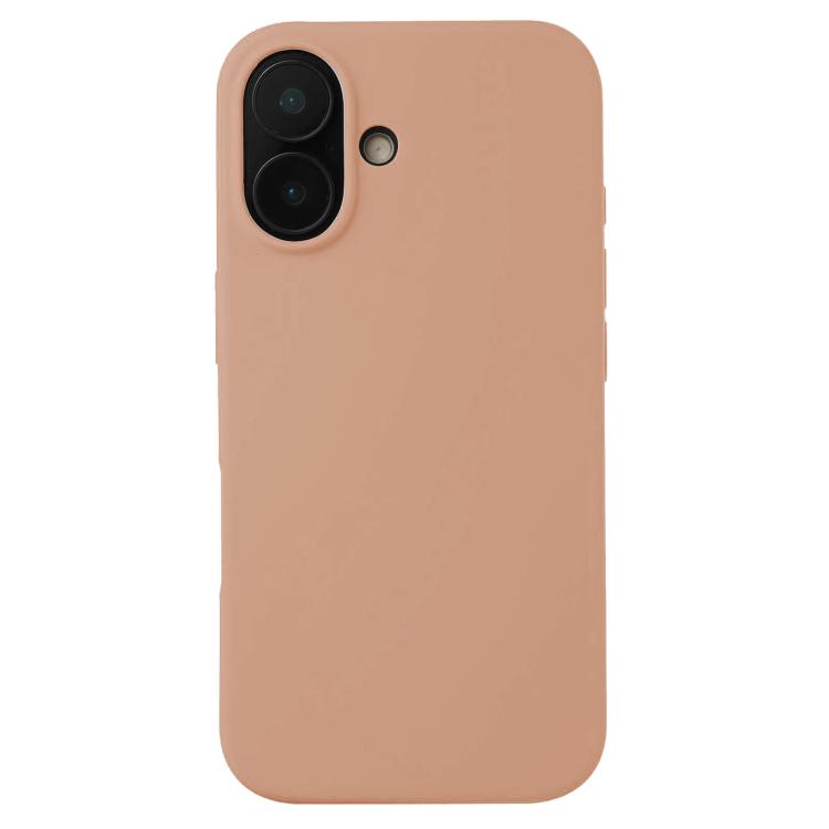 For iPhone 17 Liquid Silicone Phone Case(Egg Coffee)