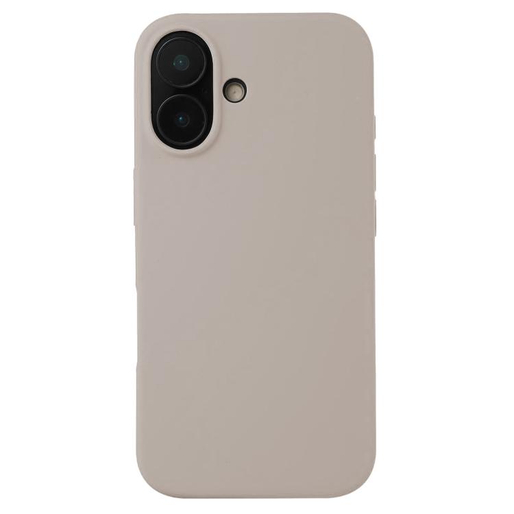 For iPhone 17 Liquid Silicone Phone Case(Pebble)