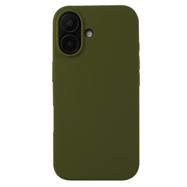 For iPhone 17 Liquid Silicone Phone Case(Pine Green)
