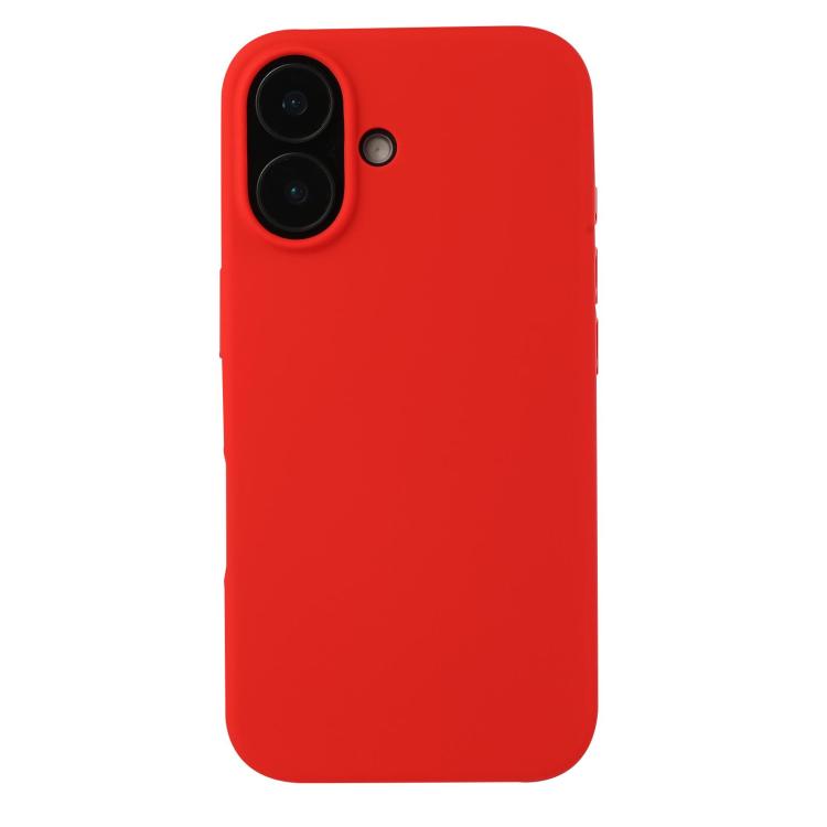 For iPhone 17 Liquid Silicone Phone Case(Red)