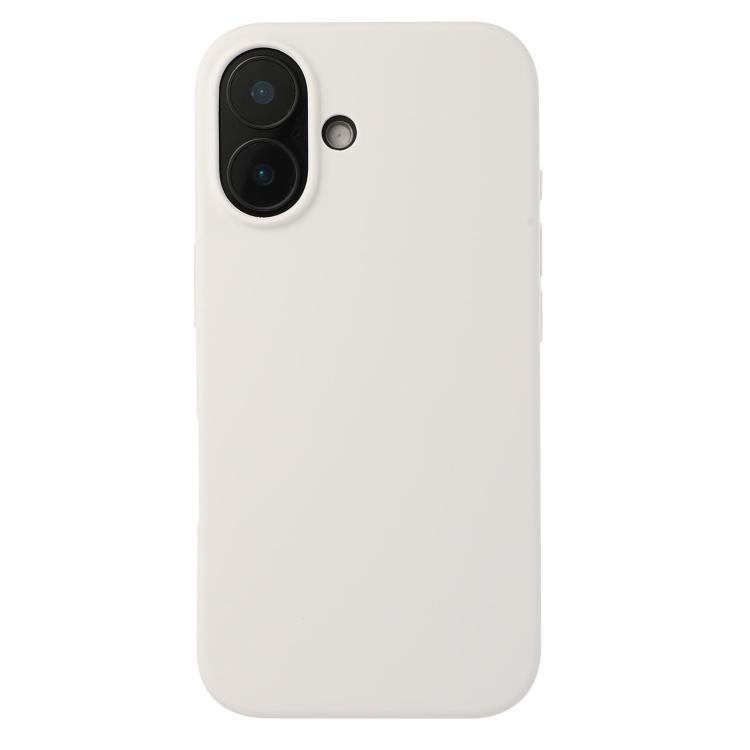 For iPhone 17 Liquid Silicone Phone Case(White)