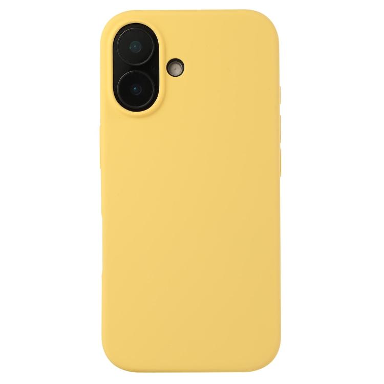 For iPhone 17 Liquid Silicone Phone Case(Yellow)