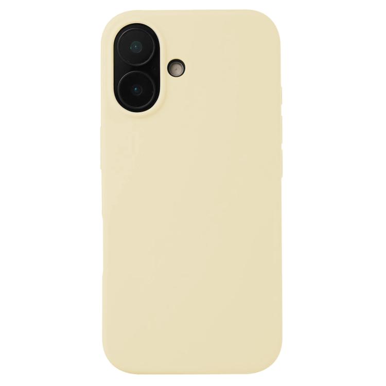 For iPhone 17 Liquid Silicone Phone Case(Yolk)
