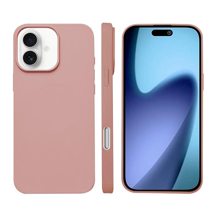 For iPhone 17 Liquid Silicone Phone MagSafe Case(Pink)
