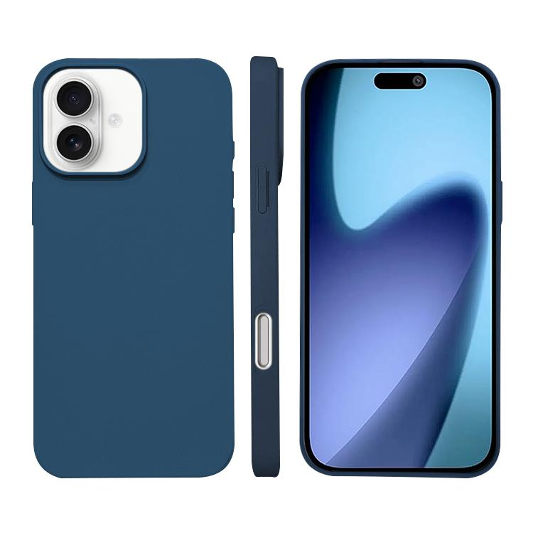For iPhone 17 Liquid Silicone Phone MagSafe Case(Royal Blue)