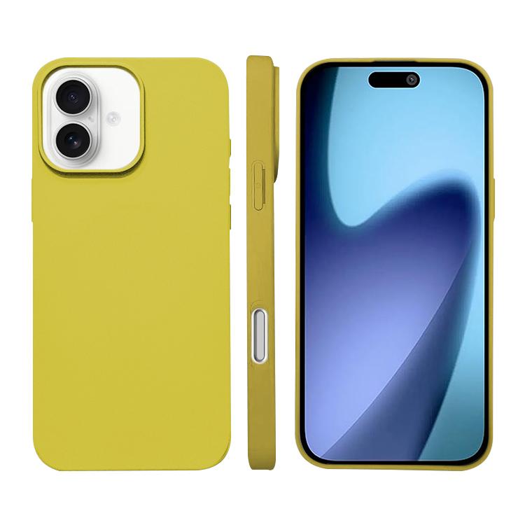 For iPhone 17 Liquid Silicone Phone MagSafe Case(Yellow)