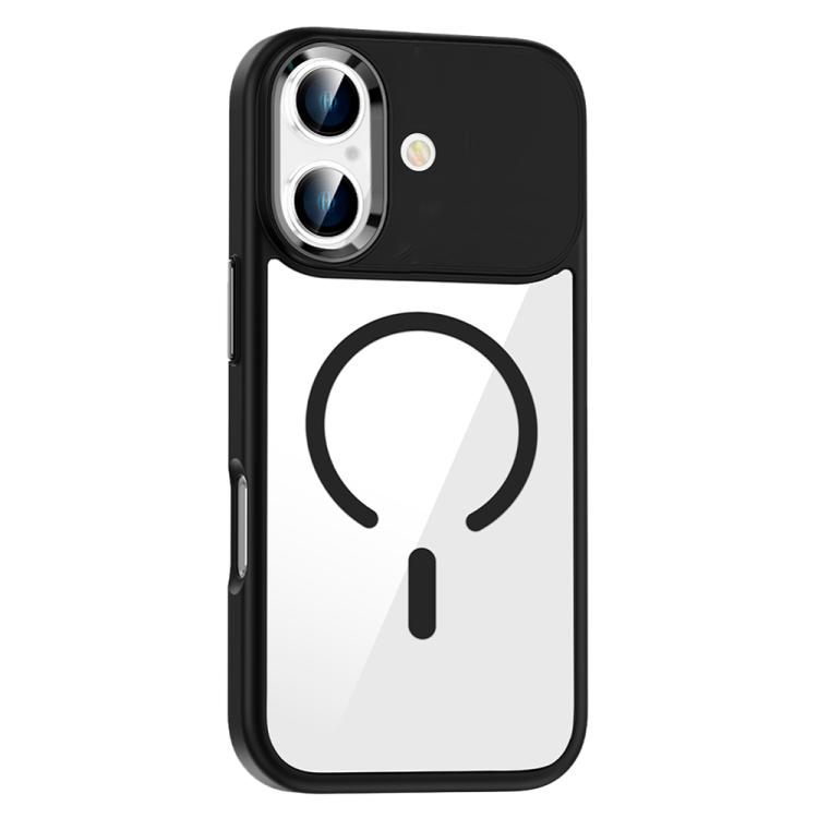 For iPhone 17 MagSafe Anti-fingerprint Highly Transparent PC Phone Case(Black)