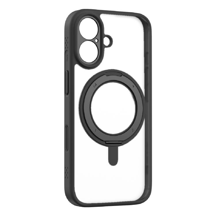 For iPhone 17  MOMAX Airbag Shockproof MagSafe Phone Case(Black)