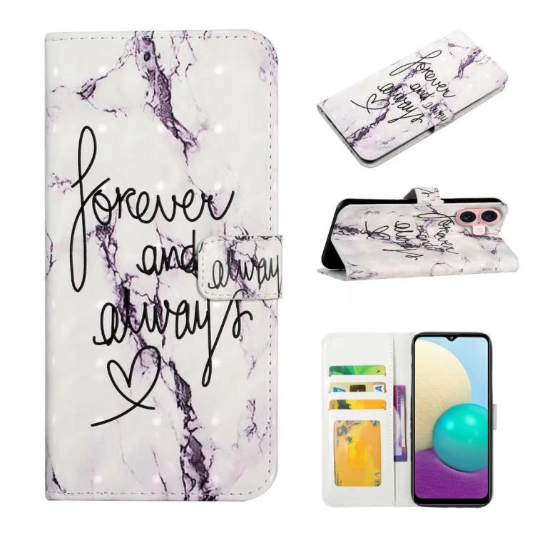 For iPhone 17 Oil Embossed 3D Drawing Leather Phone Case(Words Marble)