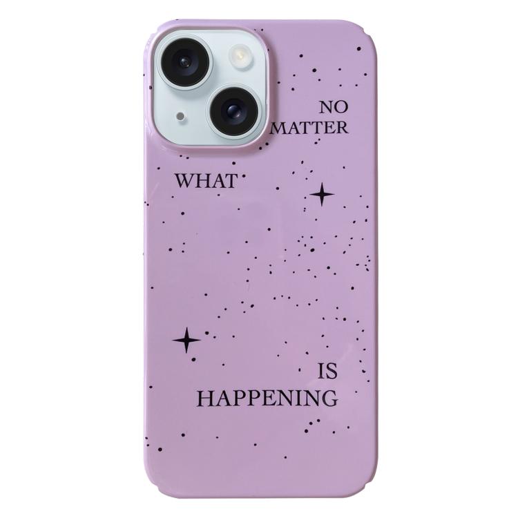 For iPhone 17 Painted Pattern PC Phone Case(Splashing Ink)