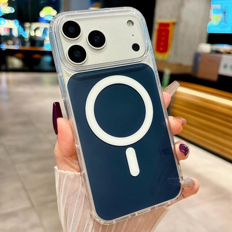 For iPhone 17 Pro Acrylic MagSafe Phone Case(Blue)