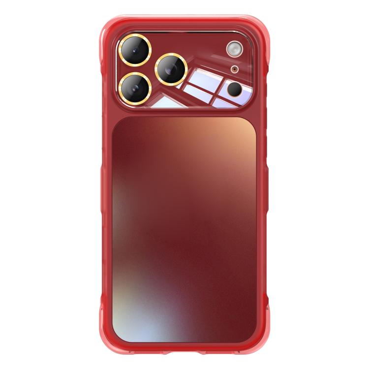 For iPhone 17 Pro AG Airbag Shockproof Protective Phone Case(Red)