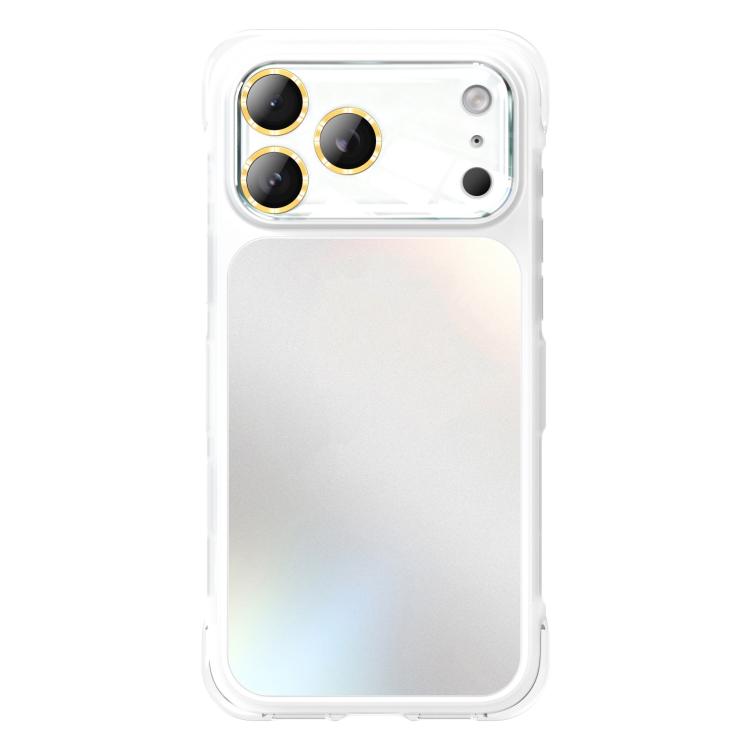 For iPhone 17 Pro AG Airbag Shockproof Protective Phone Case(White)