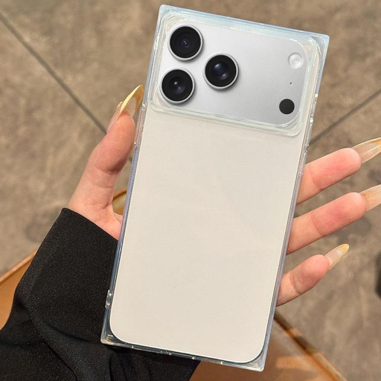 For iPhone 17 Pro All Inclusive Cube TPU Phone Case(Transparent)