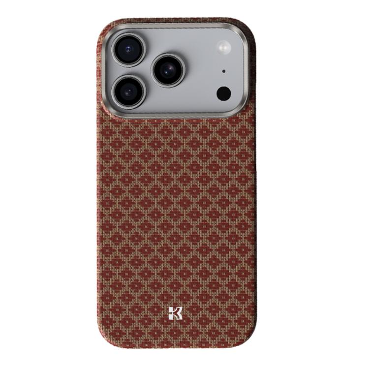 For iPhone 17 Pro Benks Color Shield C1 Classic Kevlar Woven Diamond MagSafe Phone Case(Orange)
