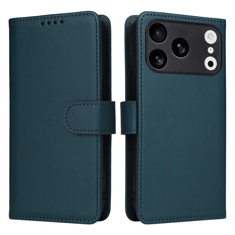 For iPhone 17 Pro BETOPNICE BN-005 2 in 1 Detachable Imitate Genuine Leather Phone Case(Blue)